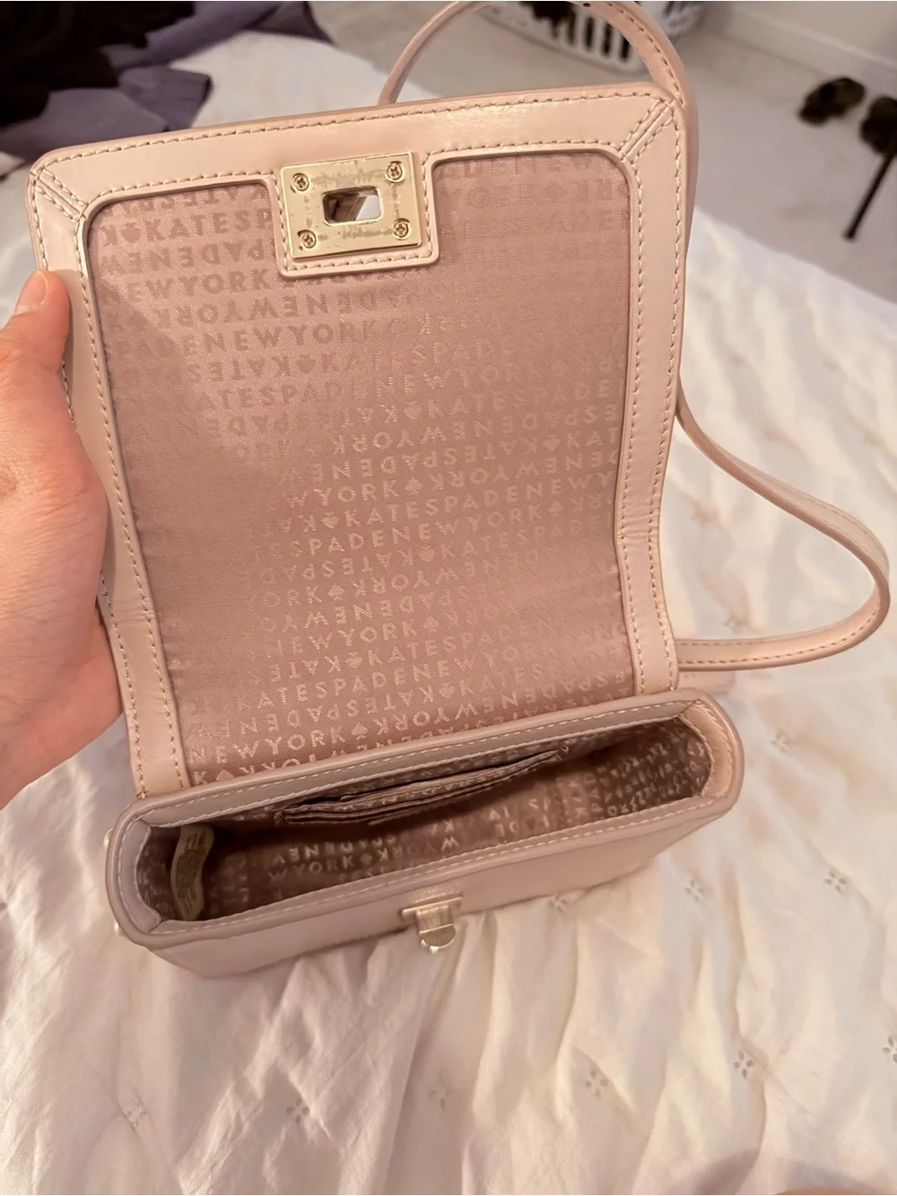 Kate spade serrano bag in light pink